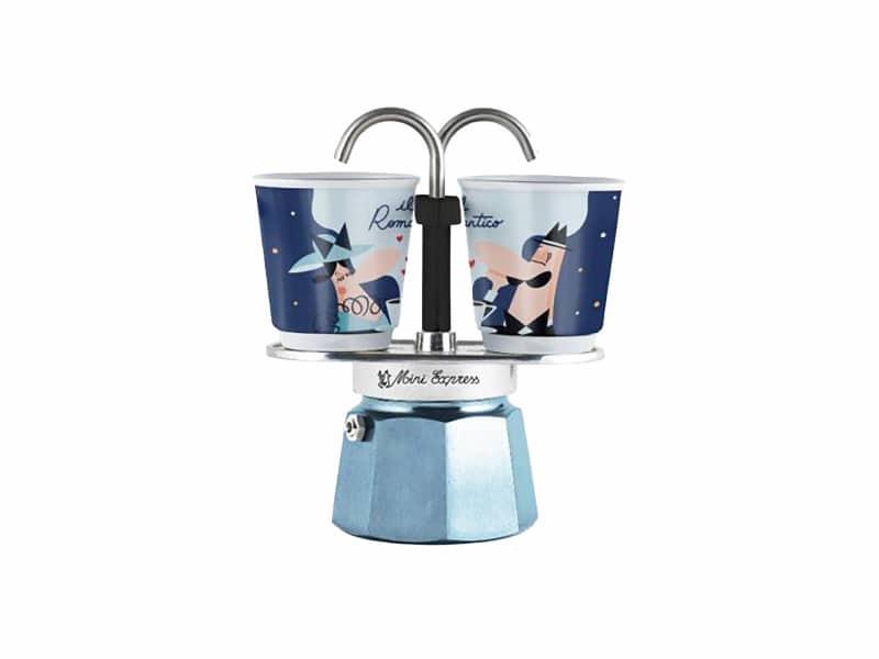 Bialetti Moka Mini Express—2 Tassen (blau)