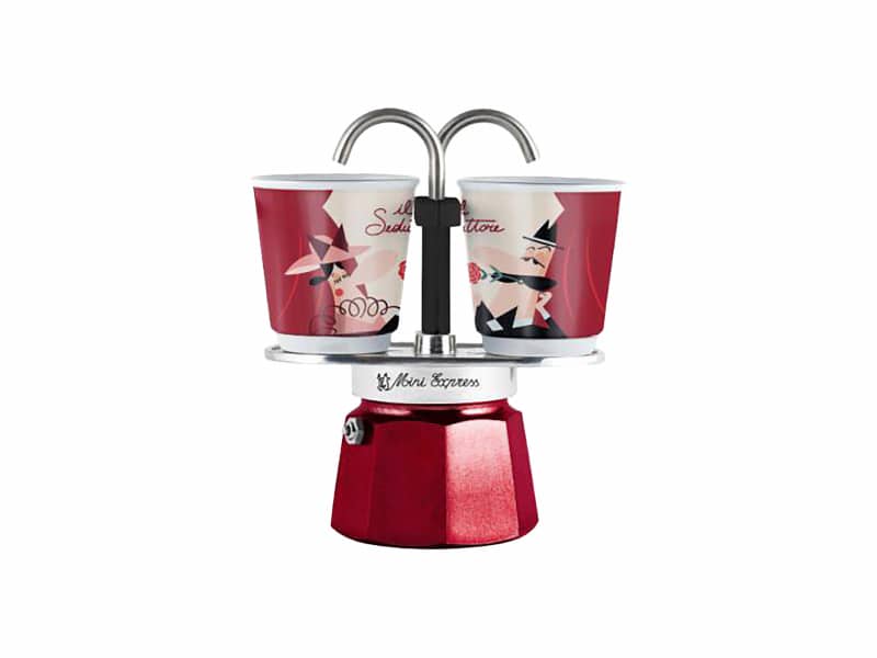 Bialetti Moka Mini Express—2 Tassen (rot)