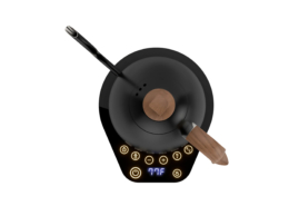Brewista Artisan Kettle 900ml — Mattschwarz (topansicht)