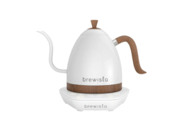 Brewista Artisan Kettle 900ml — Weiss (Seitenansicht)