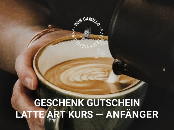 Geschenk Gutschein Latte Art Kurs — Anfänger