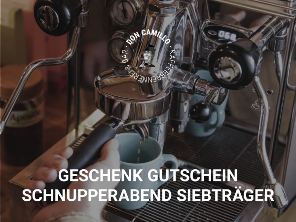 Geschenk Gutschein Schnupperabend Siebträger